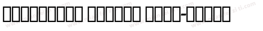 Constacia Modern Deco字体转换